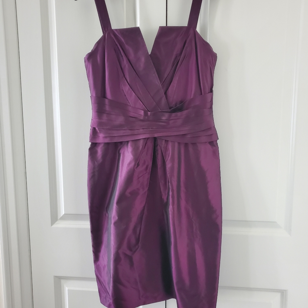 *like NEW* Vera Wang Lavender Label Violet Strap tube dress 👗  US6